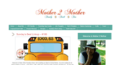 Desktop Screenshot of mother2motherblog.com