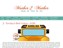 Tablet Screenshot of mother2motherblog.com